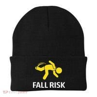 Fall Risk Balance Issues Funny Fall Risk Beanie thumb 0