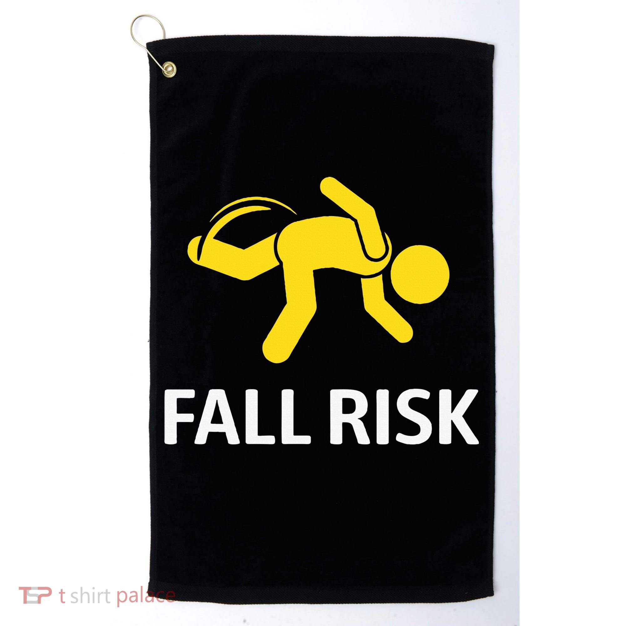 Fall Risk Balance Issues Funny Fall Risk Golf Towel