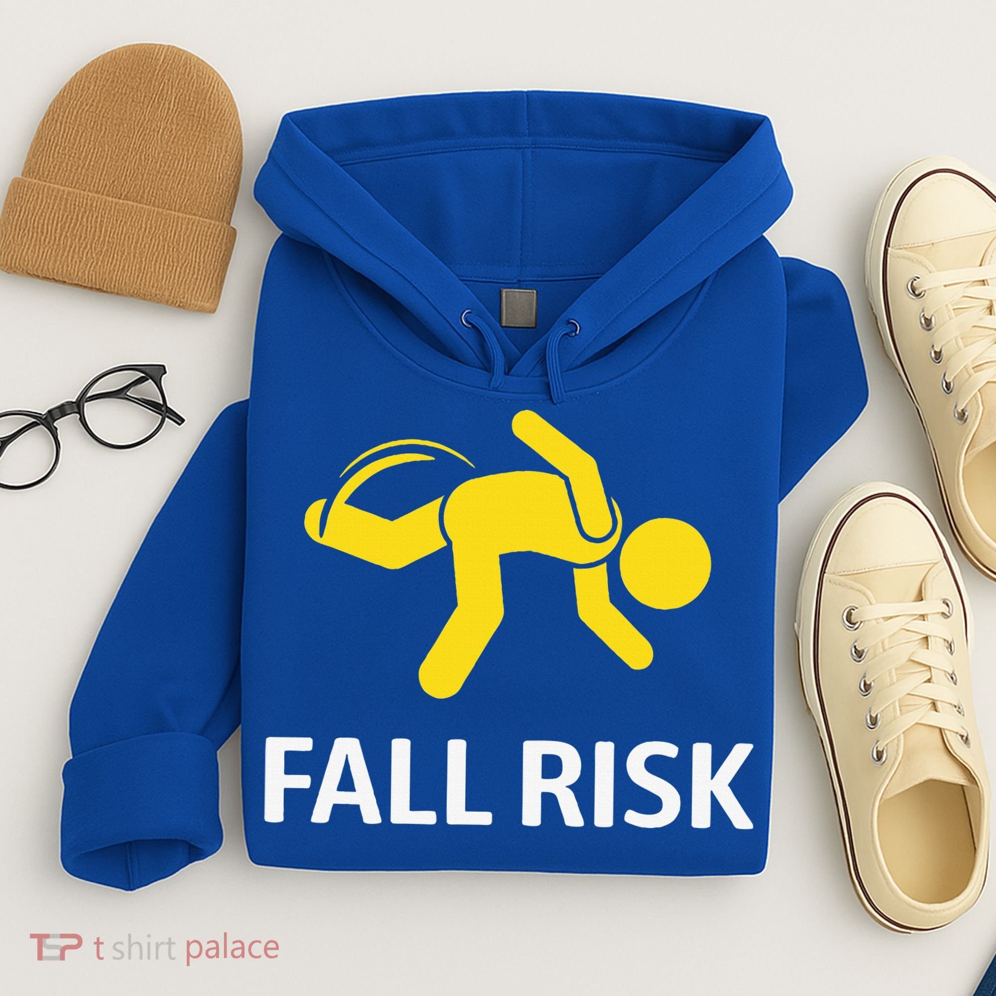 Fall Risk Balance Issues Funny Fall Risk Hoodie