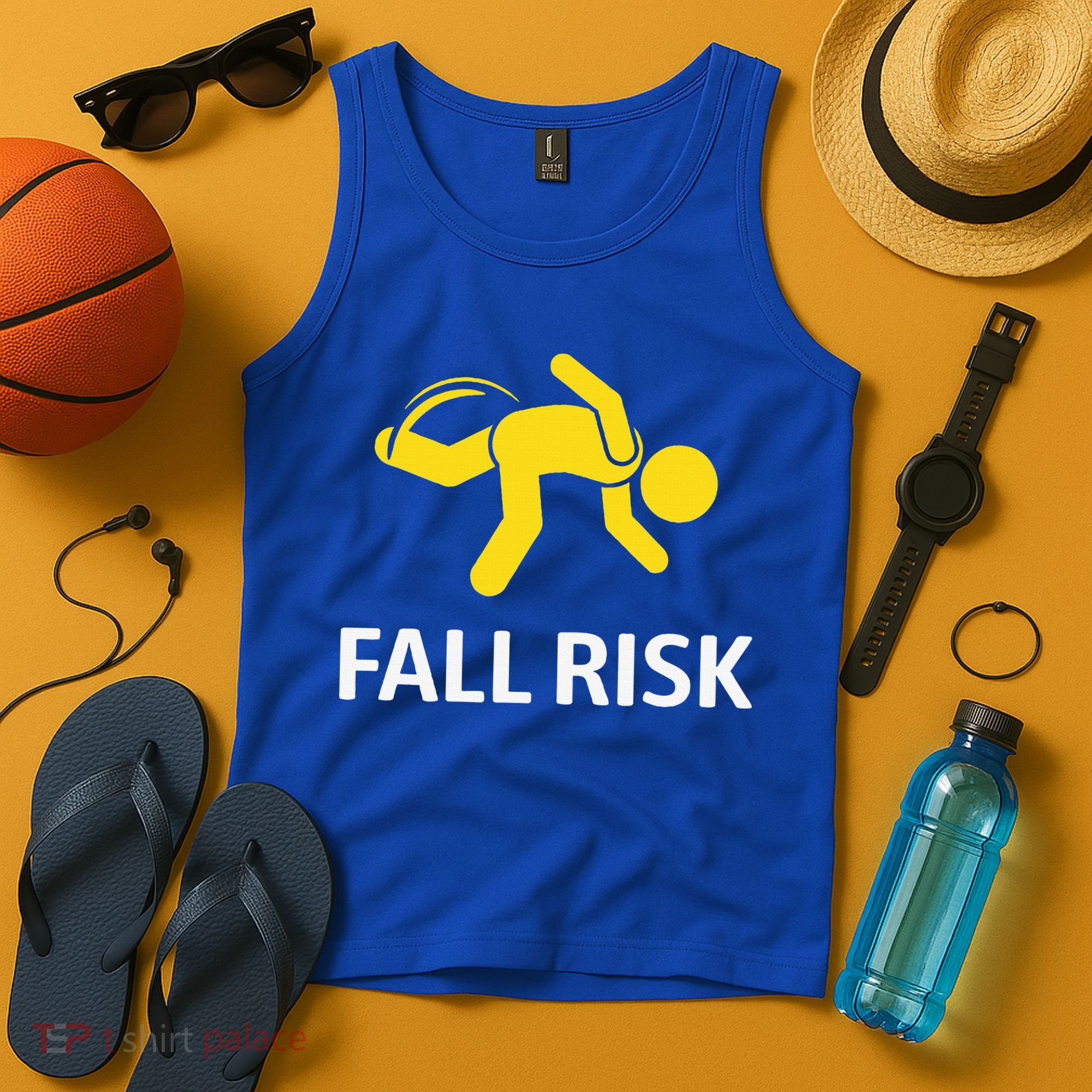 Fall Risk Balance Issues Funny Fall Risk Tank Top