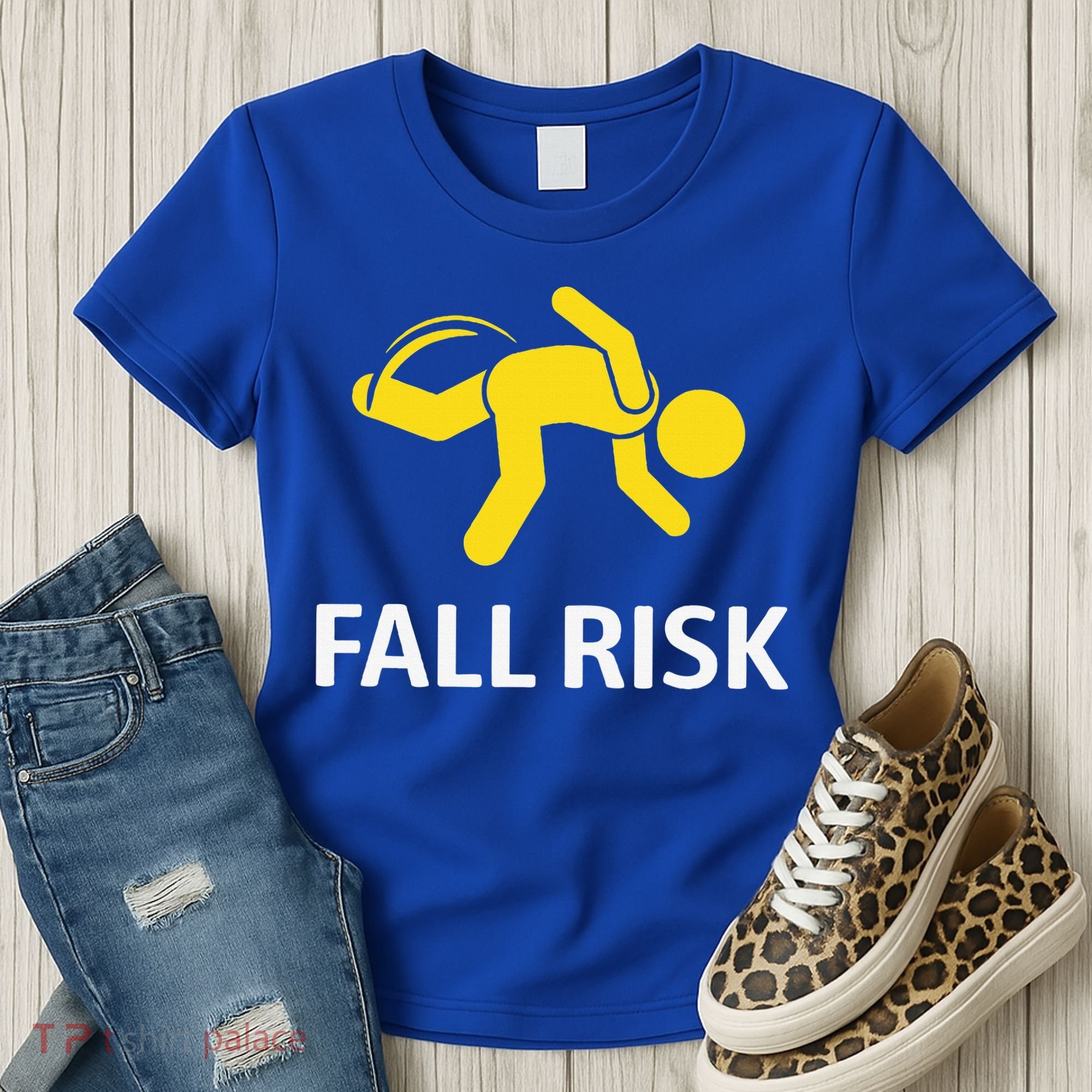 Fall Risk Balance Issues Funny Fall Risk Women's T-Shirt