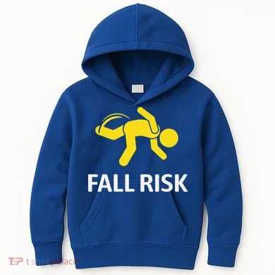 Fall Risk Balance Issues Funny Fall Risk Kids Hoodie