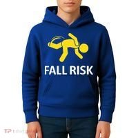 Fall Risk Balance Issues Funny Fall Risk Kids Hoodie thumb 4