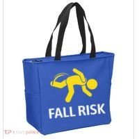 Fall Risk Balance Issues Funny Fall Risk Tote Bag thumb 2