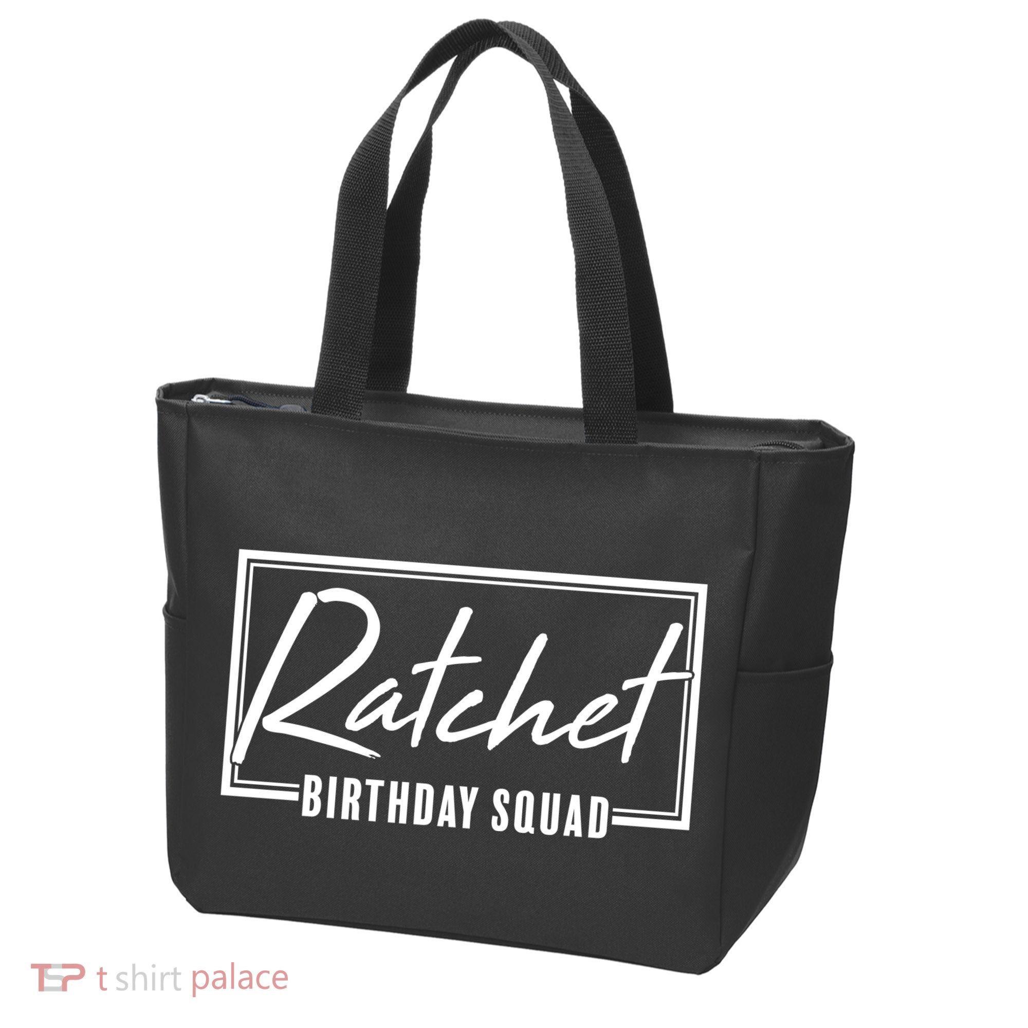 Funny Ratchet Birthday Squad Matching Group Shirts Tote Bag