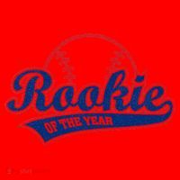 Funny Retro Baseball Rookie of the Year Santa Hat thumb 1