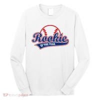 Funny Retro Baseball Rookie of the Year Long Sleeve Shirt thumb 0