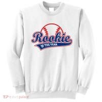 Funny Retro Baseball Rookie of the Year Sweatshirt thumb 0