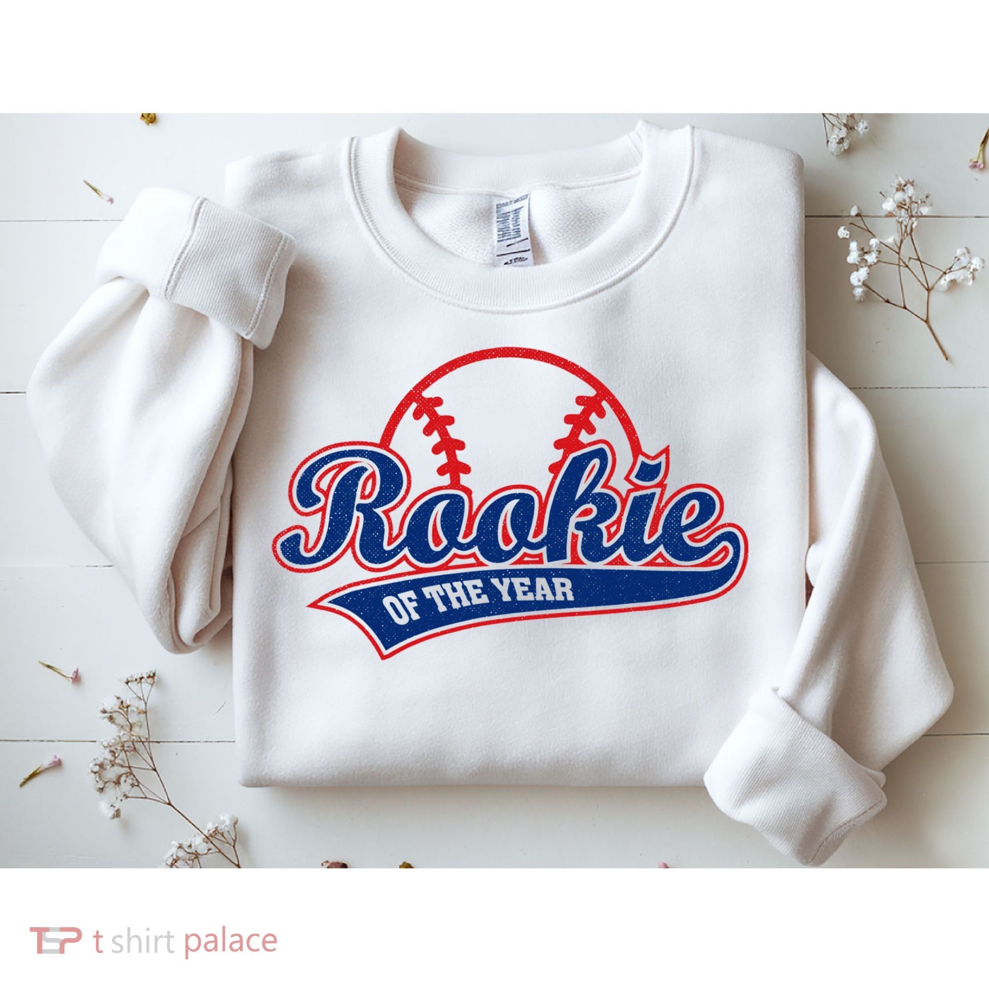 Funny Retro Baseball Rookie of the Year Sweatshirt