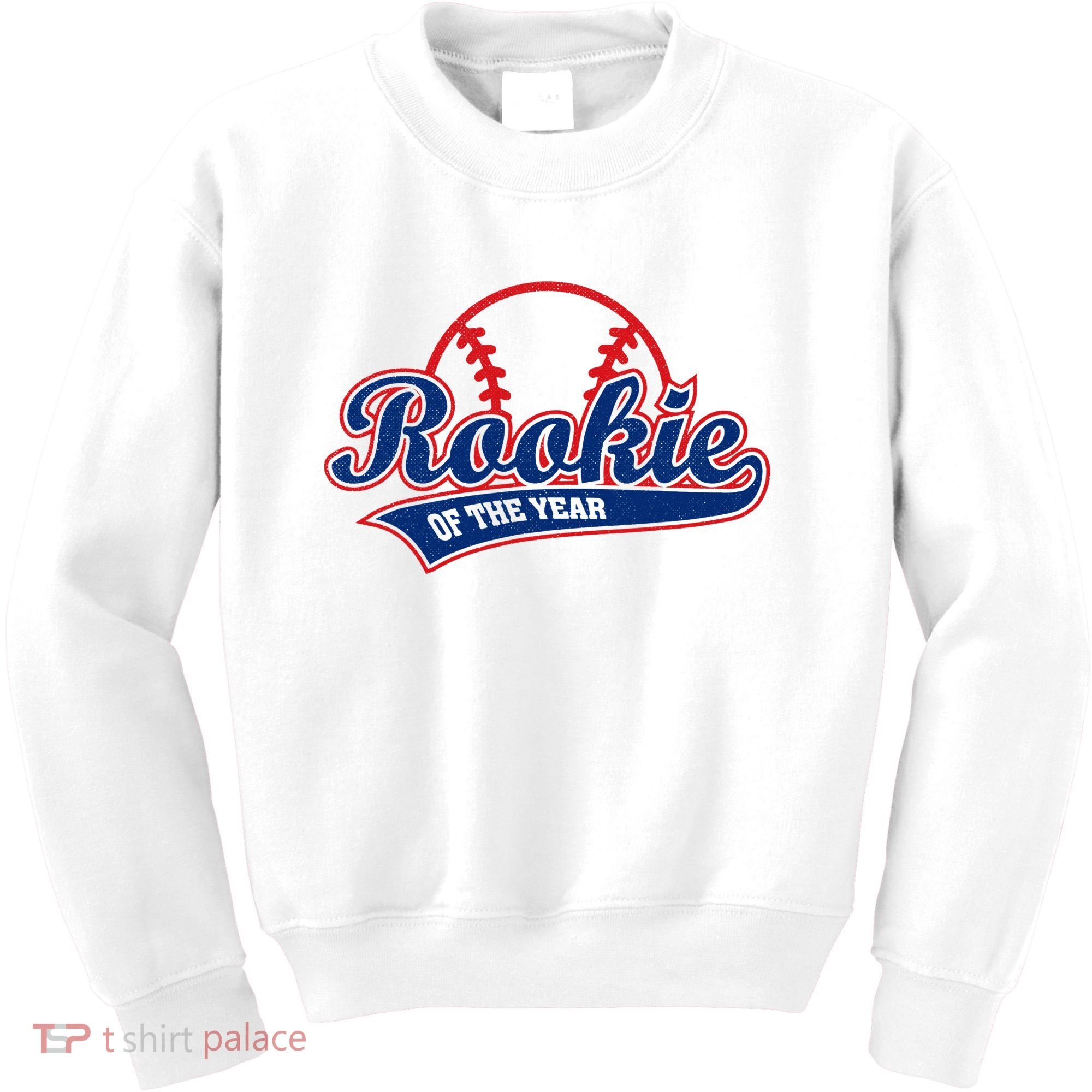 Funny Retro Baseball Rookie of the Year Kids Sweatshirt