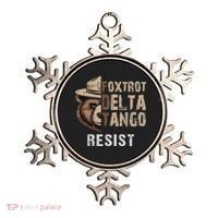 Funny Resist Bear Foxtrots Delta Tangos Funny Resist Bear Ornament thumb 0