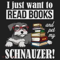 Funny Read Books Miniature Schnauzer Lover Women's Sweatshirt thumb 2
