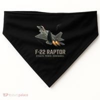 F-22 Raptor Banking Through Storm Clouds USA-Made Doggie Bandana thumb 0
