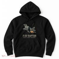 F-22 Raptor Banking Through Storm Clouds Hoodie thumb 0
