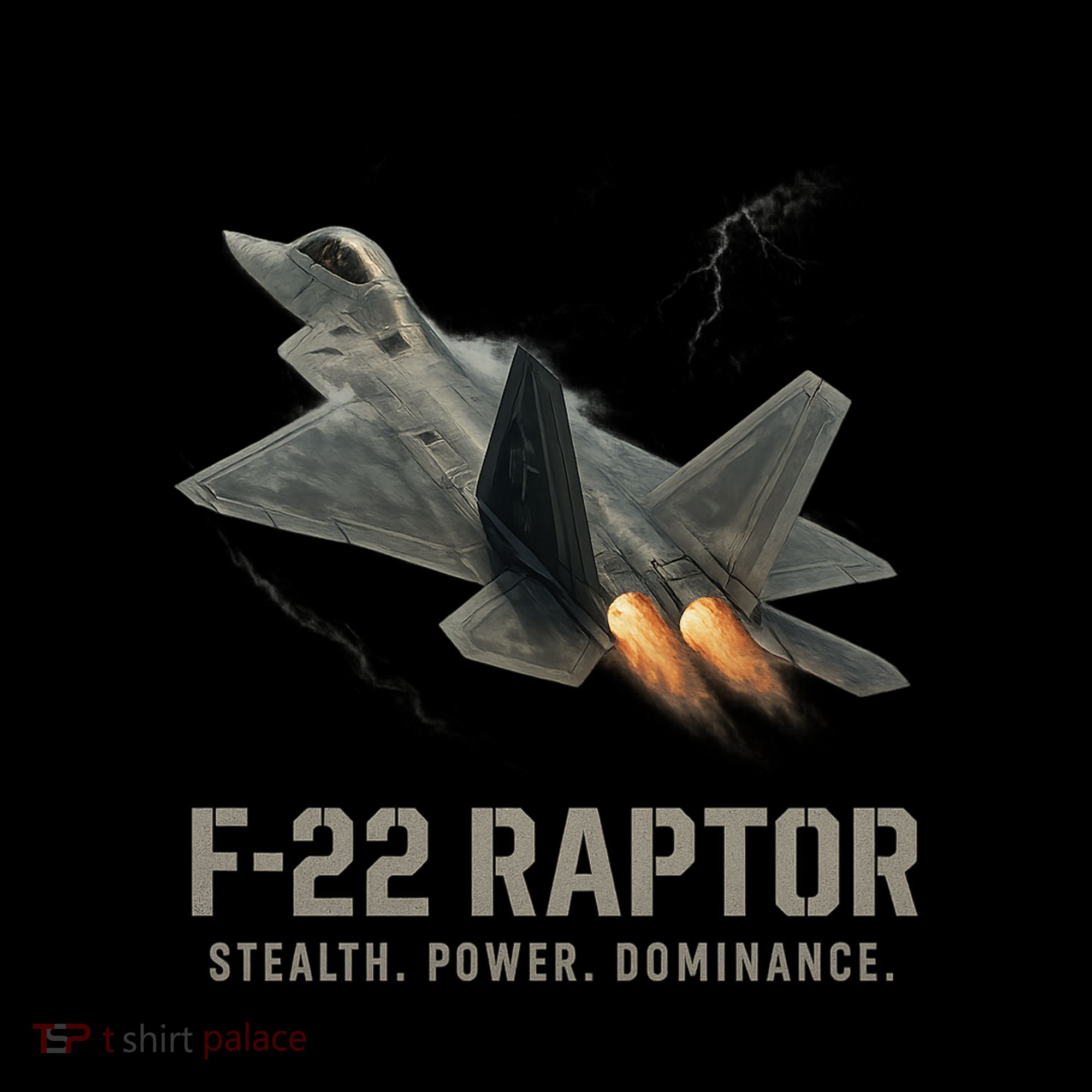 F-22 Raptor Banking Through Storm Clouds Sweatshirt