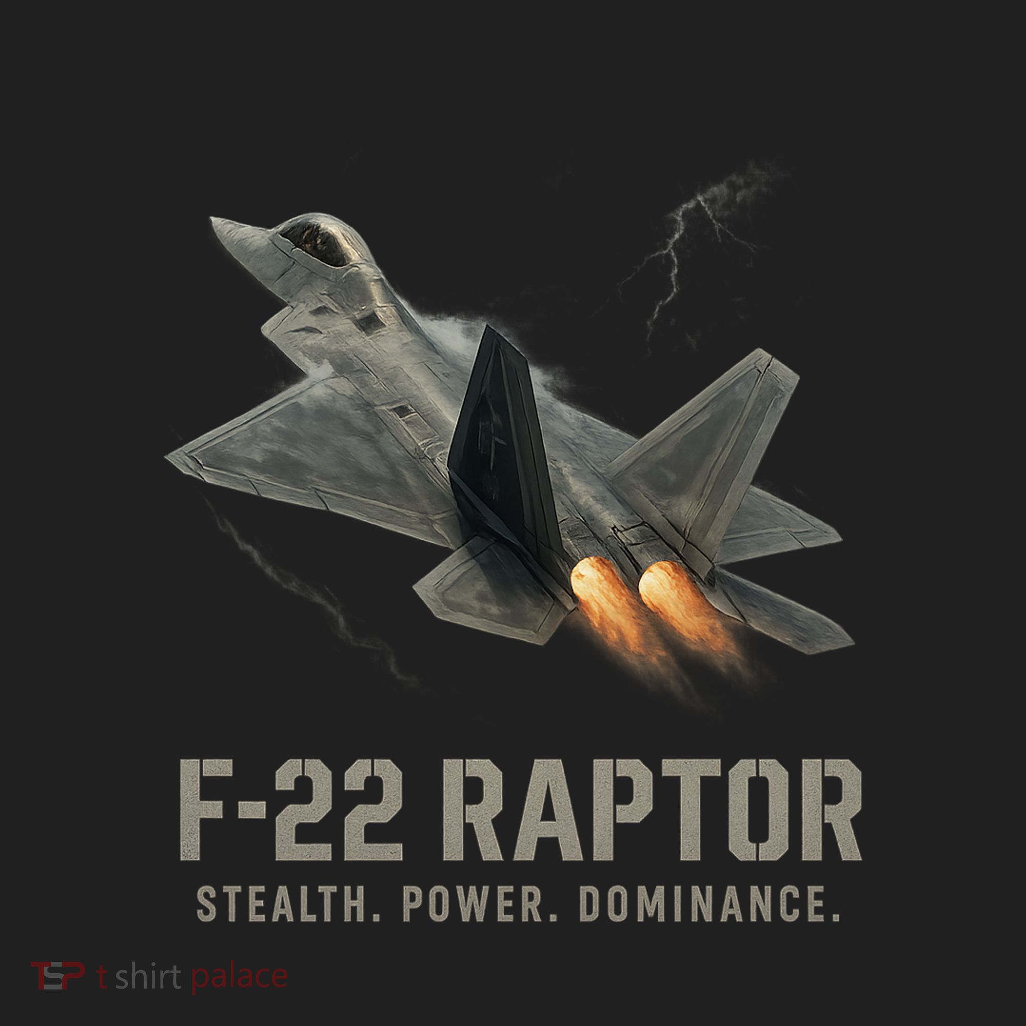 F-22 Raptor Banking Through Storm Clouds Beanie