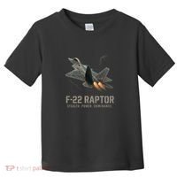 F-22 Raptor Banking Through Storm Clouds Toddler T-Shirt thumb 0