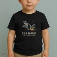 F-22 Raptor Banking Through Storm Clouds Toddler T-Shirt thumb 2