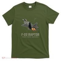 F-22 Raptor Banking Through Storm Clouds T-Shirt thumb 0
