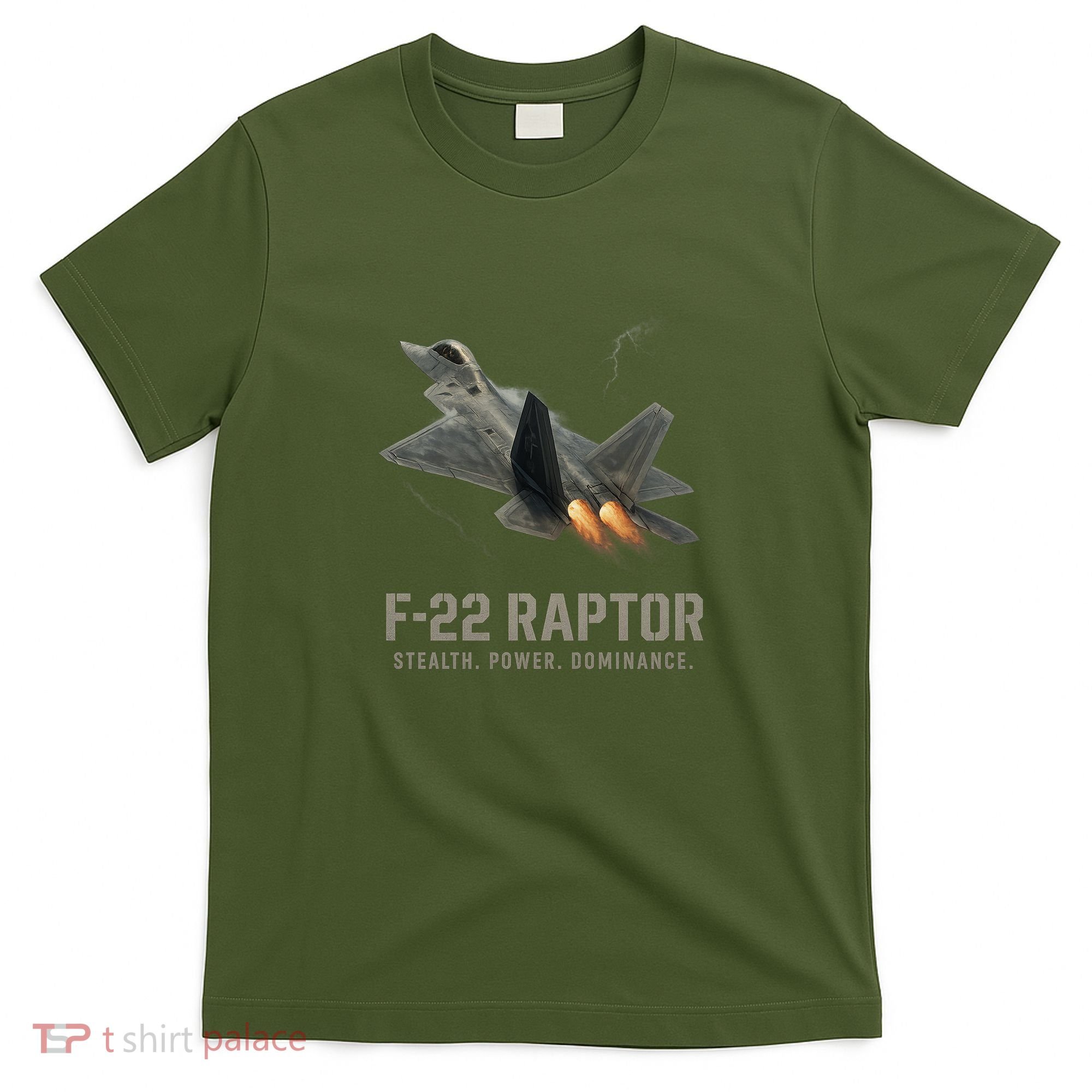 F-22 Raptor Banking Through Storm Clouds T-Shirt
