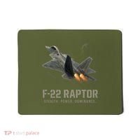 F-22 Raptor Banking Through Storm Clouds Mousepad thumb 0