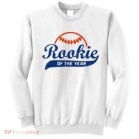 Funny Retro Baseball Rookie Of The Year Sweatshirt thumb 0