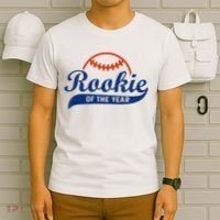 Funny Retro Baseball Rookie Of The Year T-Shirt thumb 6