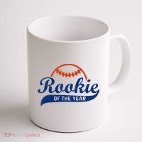 Funny Retro Baseball Rookie Of The Year Coffee Mug thumb 1