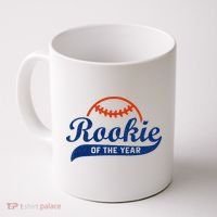 Funny Retro Baseball Rookie Of The Year Coffee Mug thumb 0