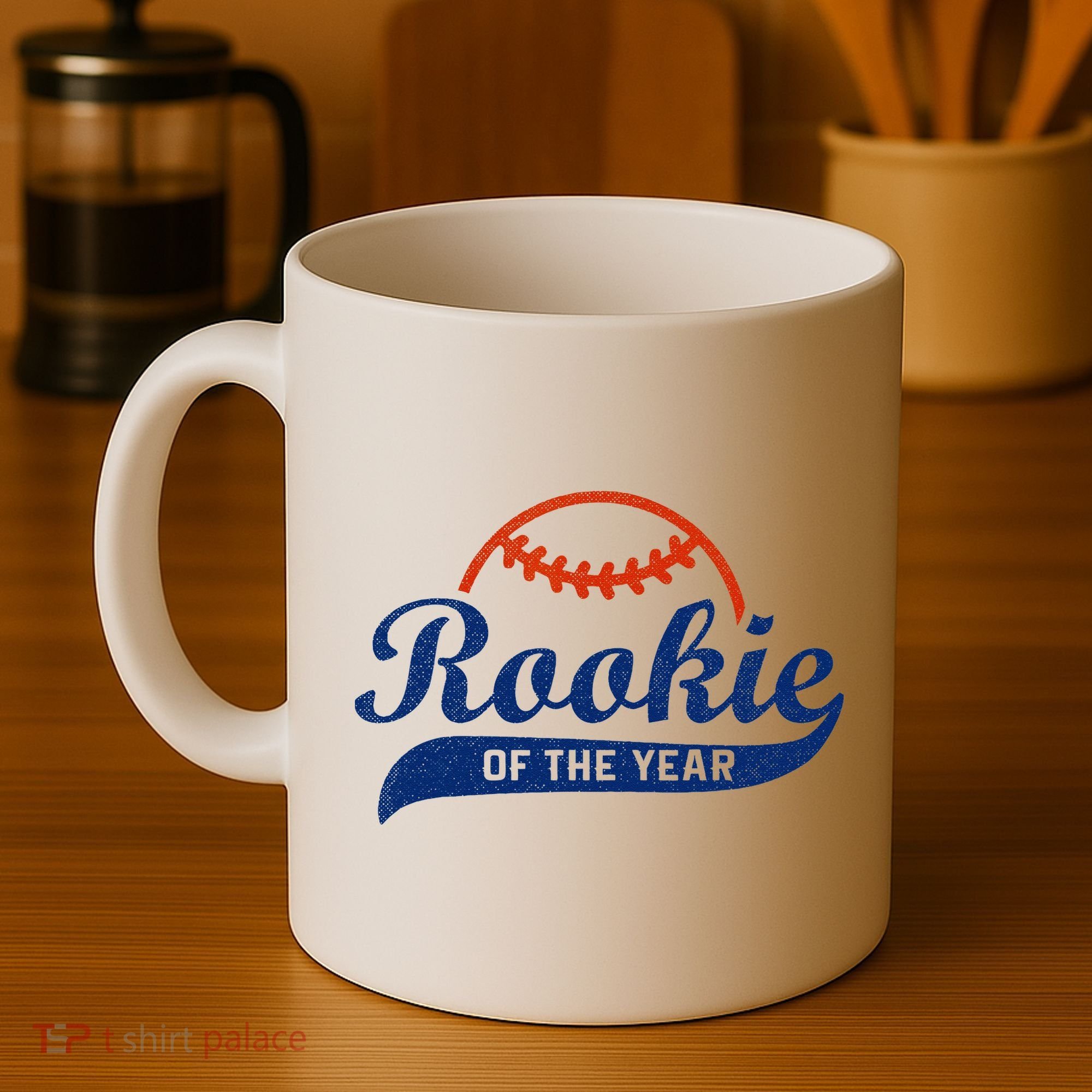 Funny Retro Baseball Rookie Of The Year Coffee Mug