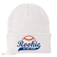 Funny Retro Baseball Rookie Of The Year Beanie thumb 0