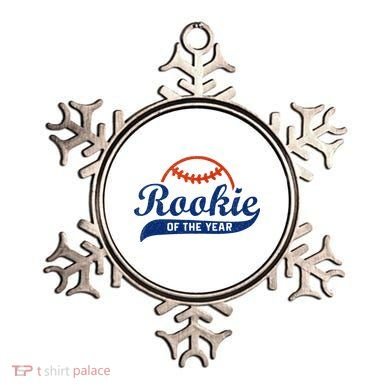 Funny Retro Baseball Rookie Of The Year Ornament