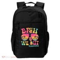 Funny Retro Bruh We Out Teachers Backpack thumb 0