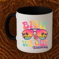 Funny Retro Bruh We Out Teachers Coffee Mug thumb 2