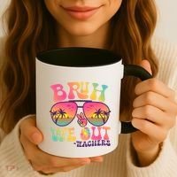 Funny Retro Bruh We Out Teachers Coffee Mug thumb 3