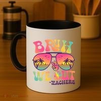 Funny Retro Bruh We Out Teachers Coffee Mug thumb 4