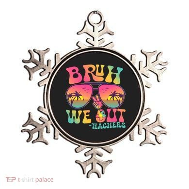 Funny Retro Bruh We Out Teachers Ornament