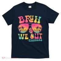 Funny Retro Bruh We Out Teachers T-Shirt thumb 0