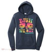 Funny Retro Bruh We Out Teachers Women's Hoodie thumb 0