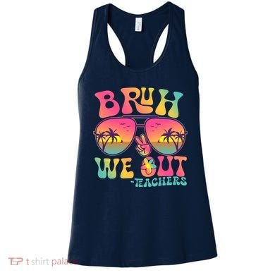 Funny Retro Bruh We Out Teachers Women's Tank Top
