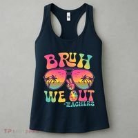 Funny Retro Bruh We Out Teachers Women's Tank Top thumb 3