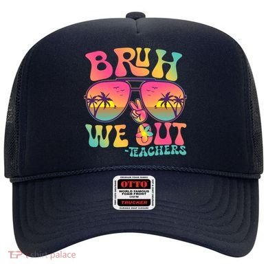 Funny Retro Bruh We Out Teachers Hat