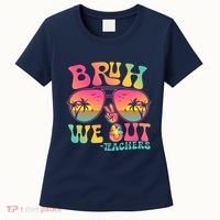 Funny Retro Bruh We Out Teachers Women's T-Shirt thumb 0