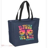 Funny Retro Bruh We Out Teachers Tote Bag thumb 2