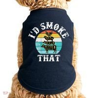 Funny Retro BBQ Party Smoker Chef I'd Smoke That Doggie Tank thumb 0