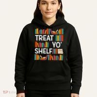 Funny Reading Book Lover Reader Librarian Nerdy Pun Hoodie thumb 5