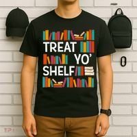 Funny Reading Book Lover Reader Librarian Nerdy Pun T-Shirt thumb 6
