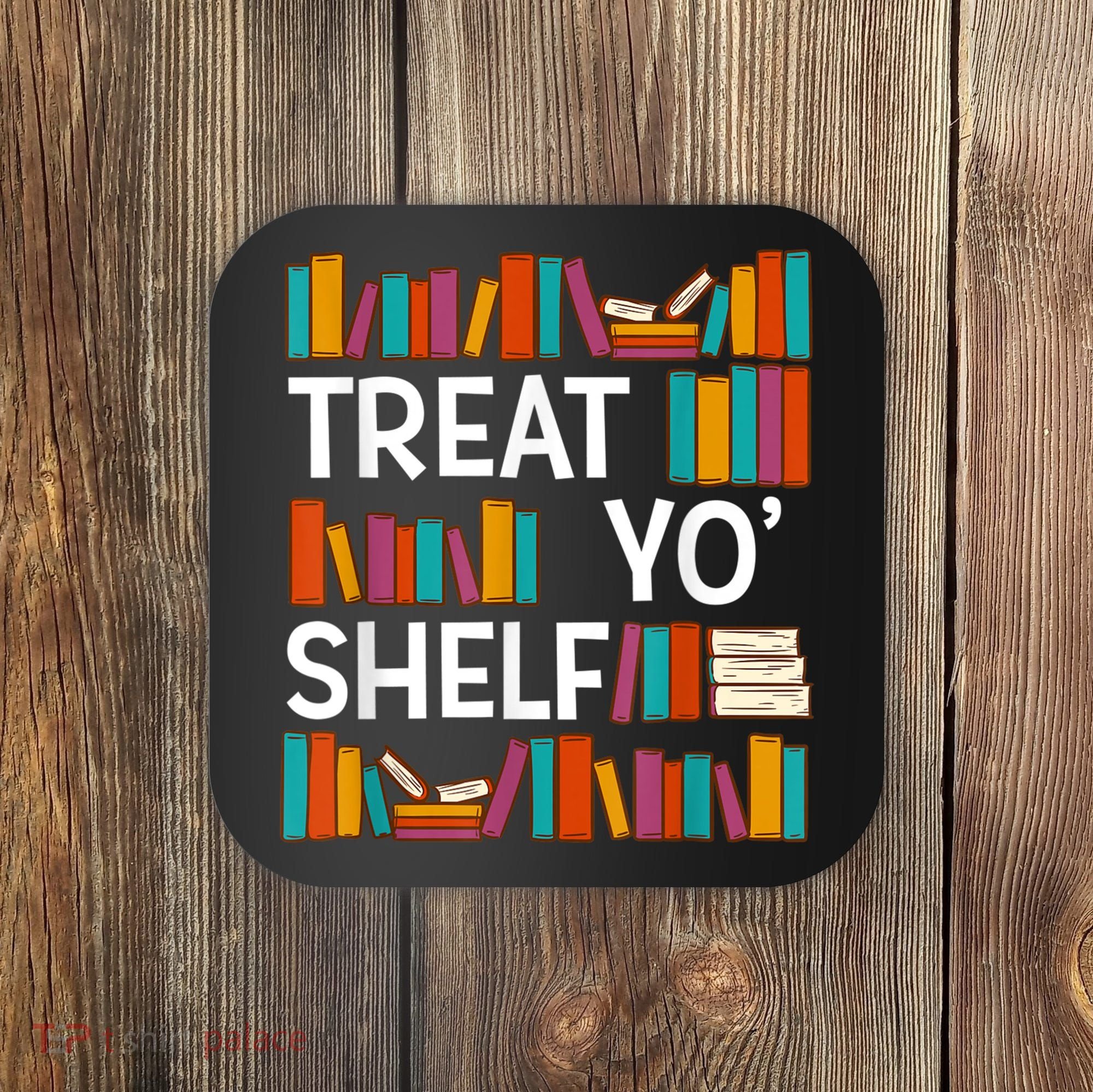 Funny Reading Book Lover Reader Librarian Nerdy Pun Coaster