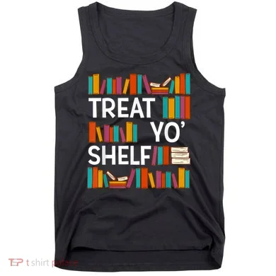 Funny Reading Book Lover Reader Librarian Nerdy Pun Tank Top