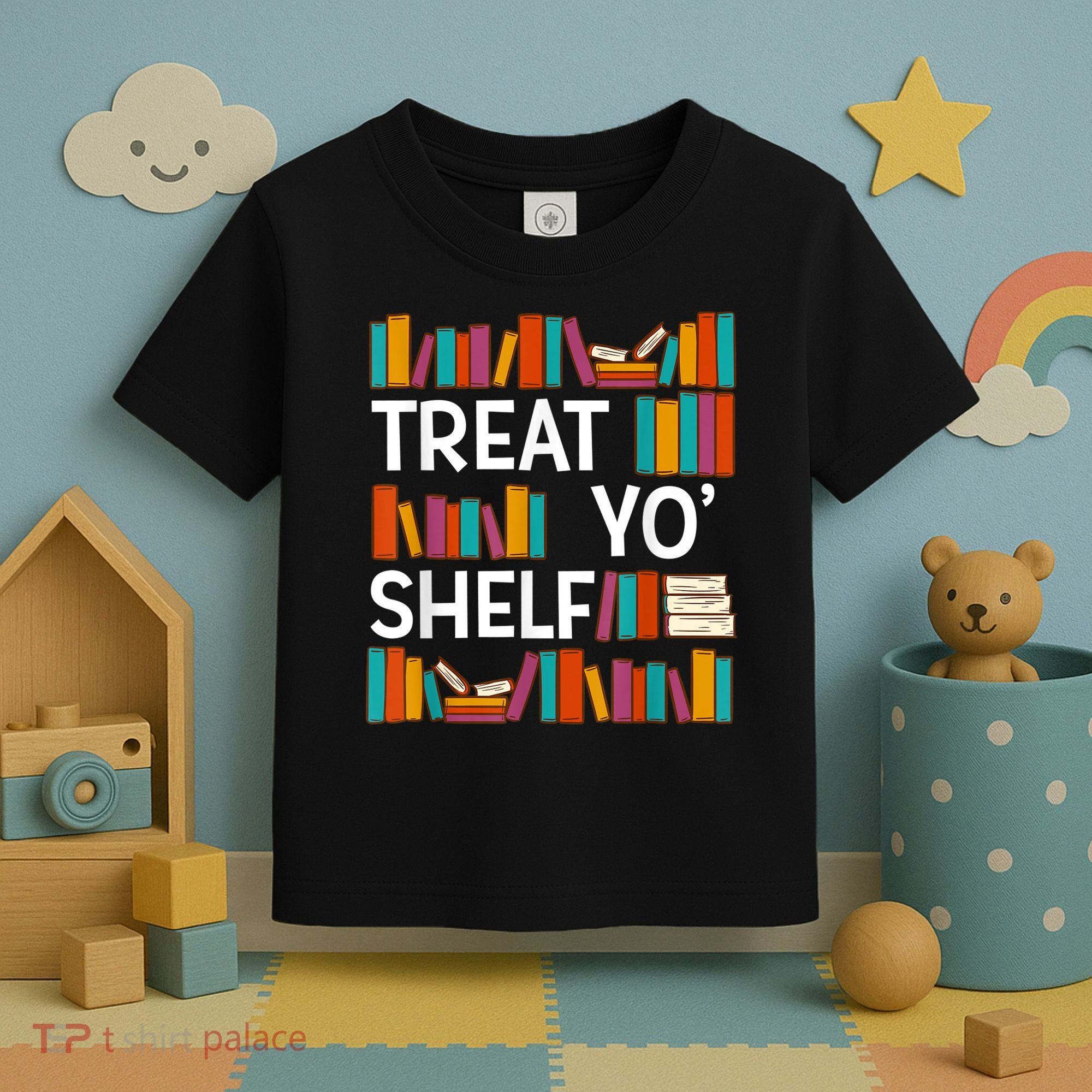 Funny Reading Book Lover Reader Librarian Nerdy Pun Toddler T-Shirt